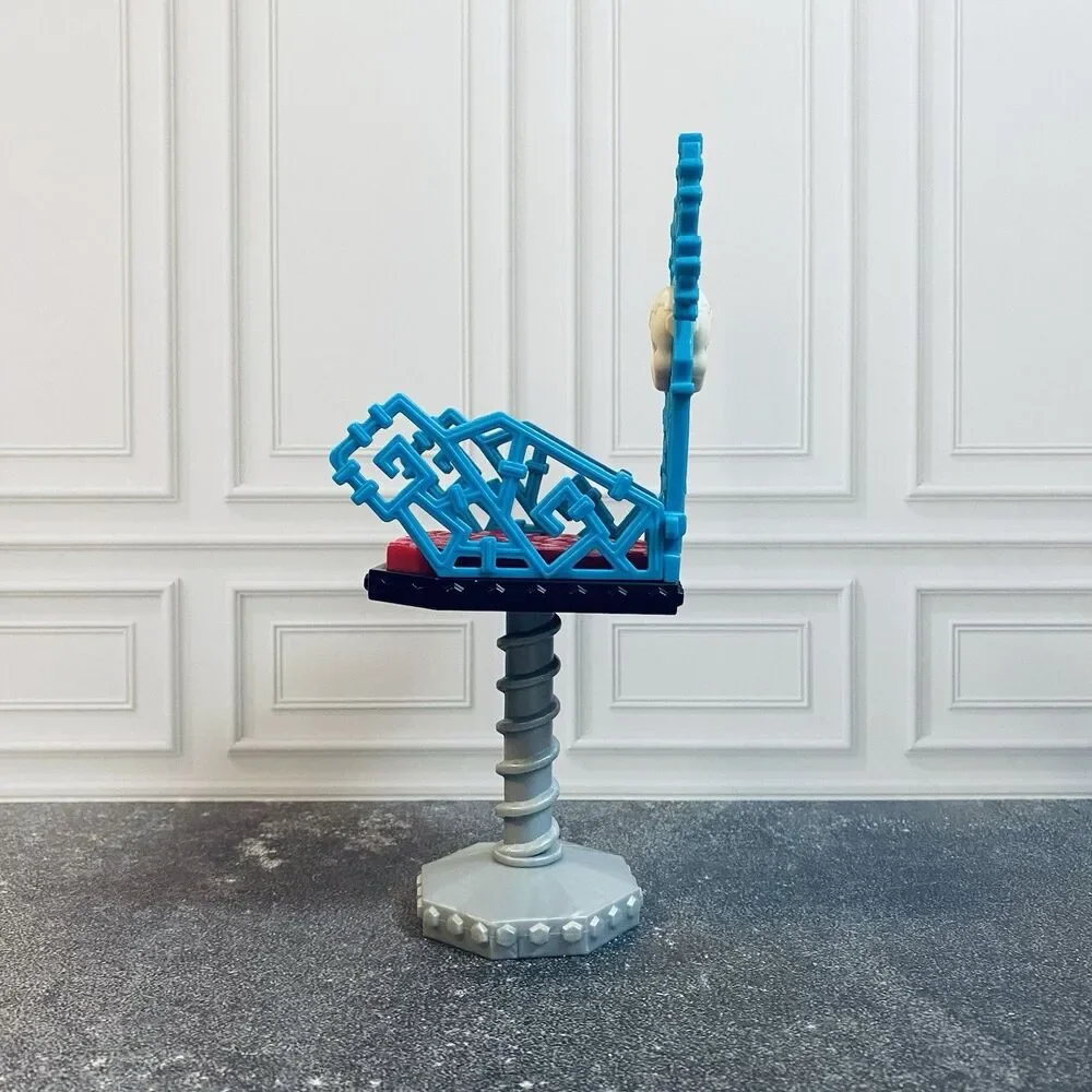 Monster High Dolls Frankie Stein Vanity Doll House Furniture Blue Chair Only 💀